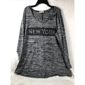 Bobby Brooks Plus Size Women’s New York Hooded Sweater